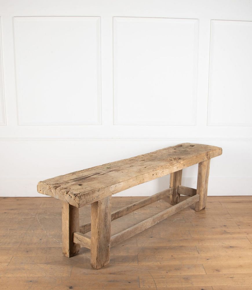 Large 19th Century French Country Workshop Bench Table CO2336300