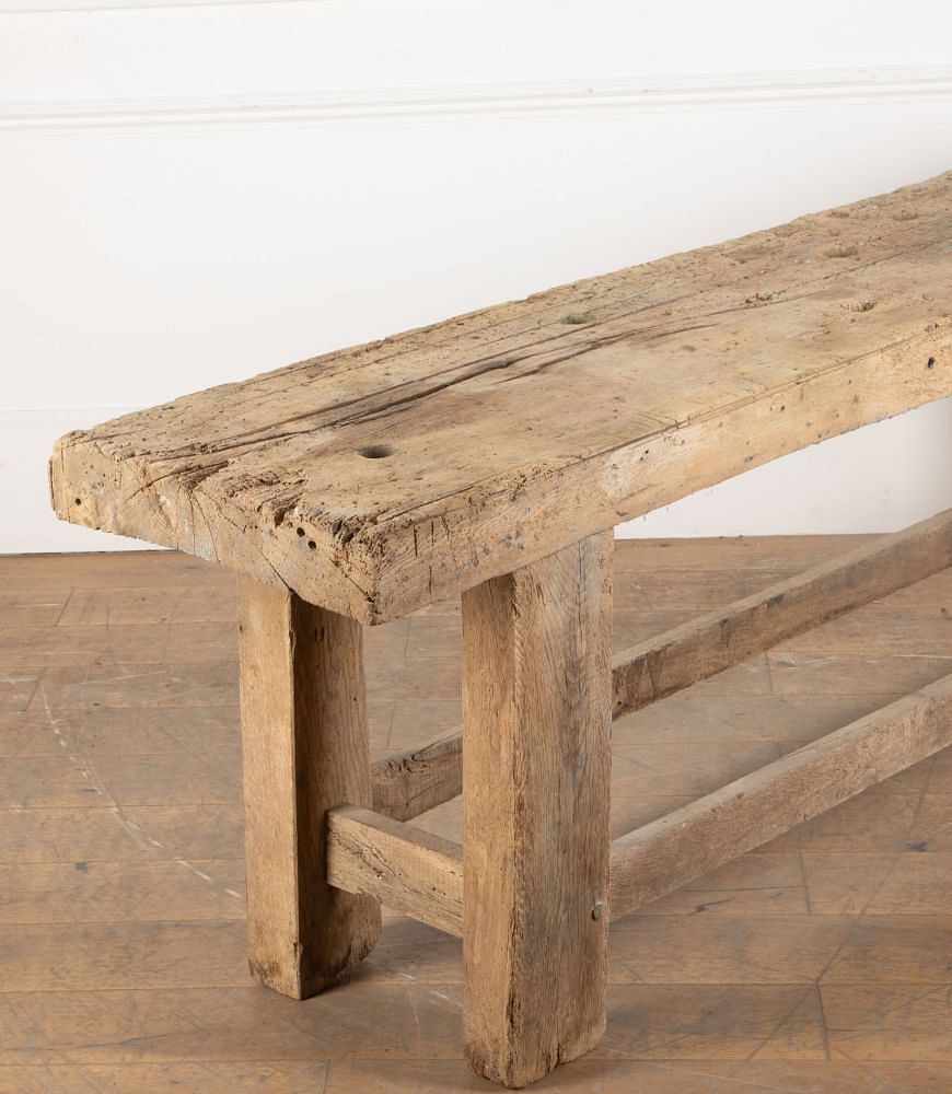 Large 19th Century French Country Workshop Bench Table CO2336300
