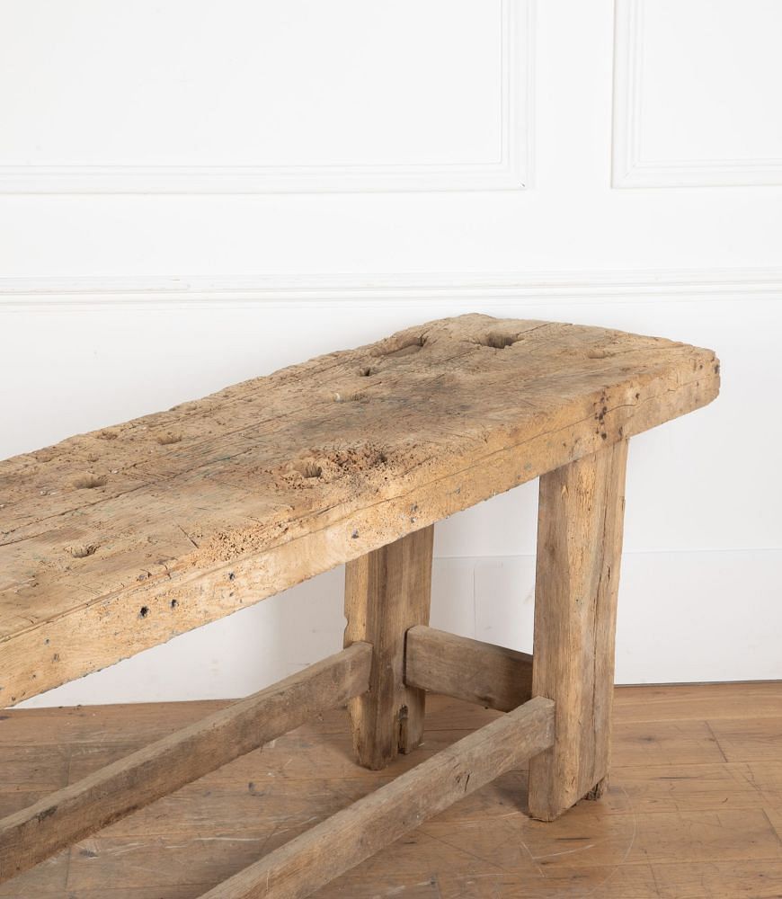 Large 19th Century French Country Workshop Bench Table CO2336300