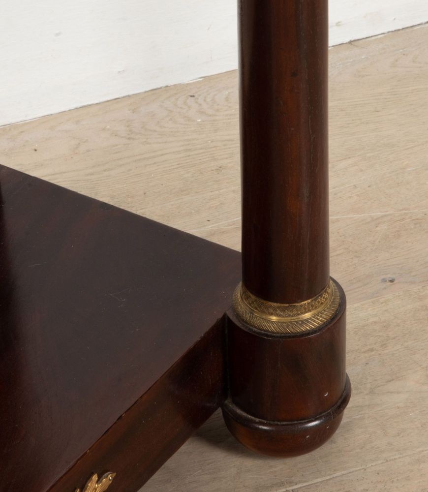 Late 19th Century French Empire Mahogany Console Table CO3239877