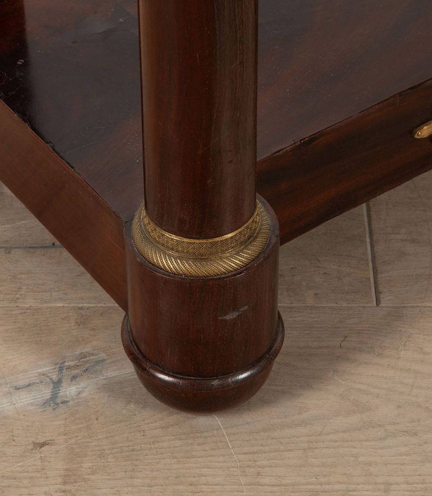 Late 19th Century French Empire Mahogany Console Table CO3239877