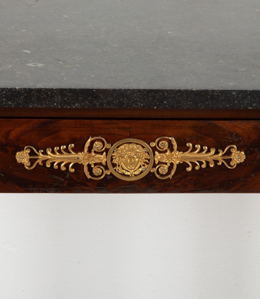 Late 19th Century French Empire Mahogany Console Table CO3239877