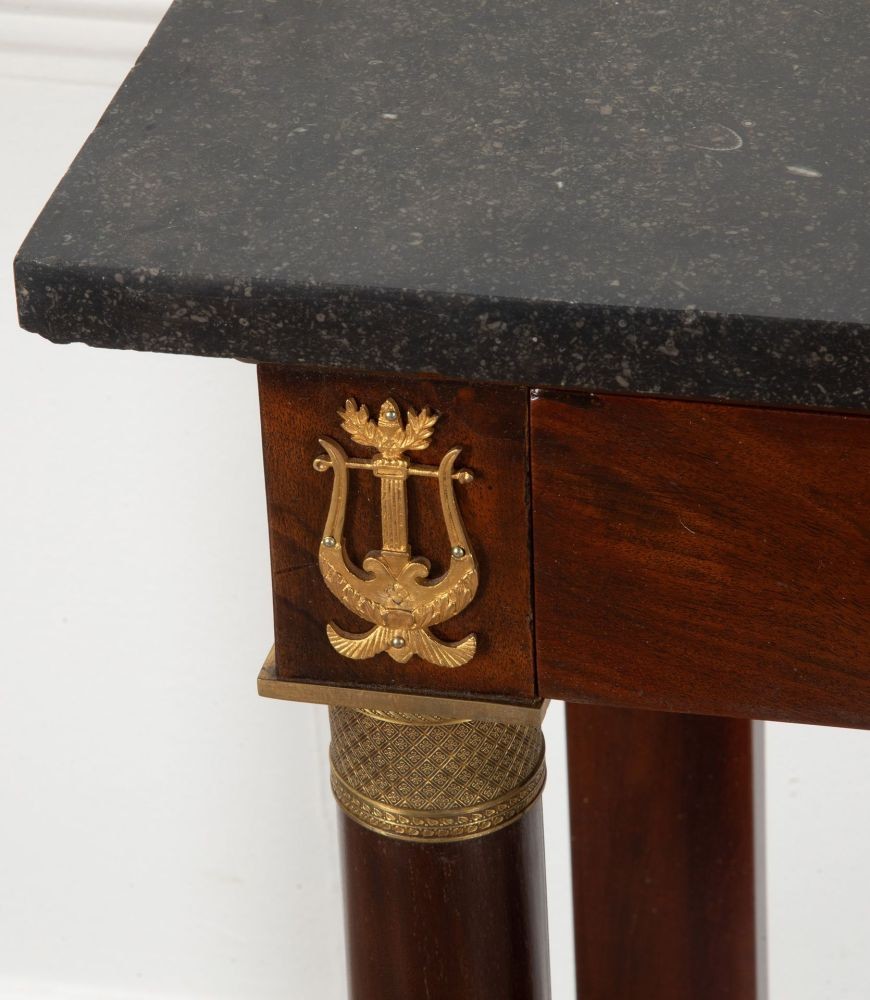 Late 19th Century French Empire Mahogany Console Table CO3239877