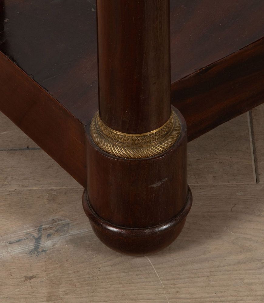 Late 19th Century French Empire Mahogany Console Table CO3239877