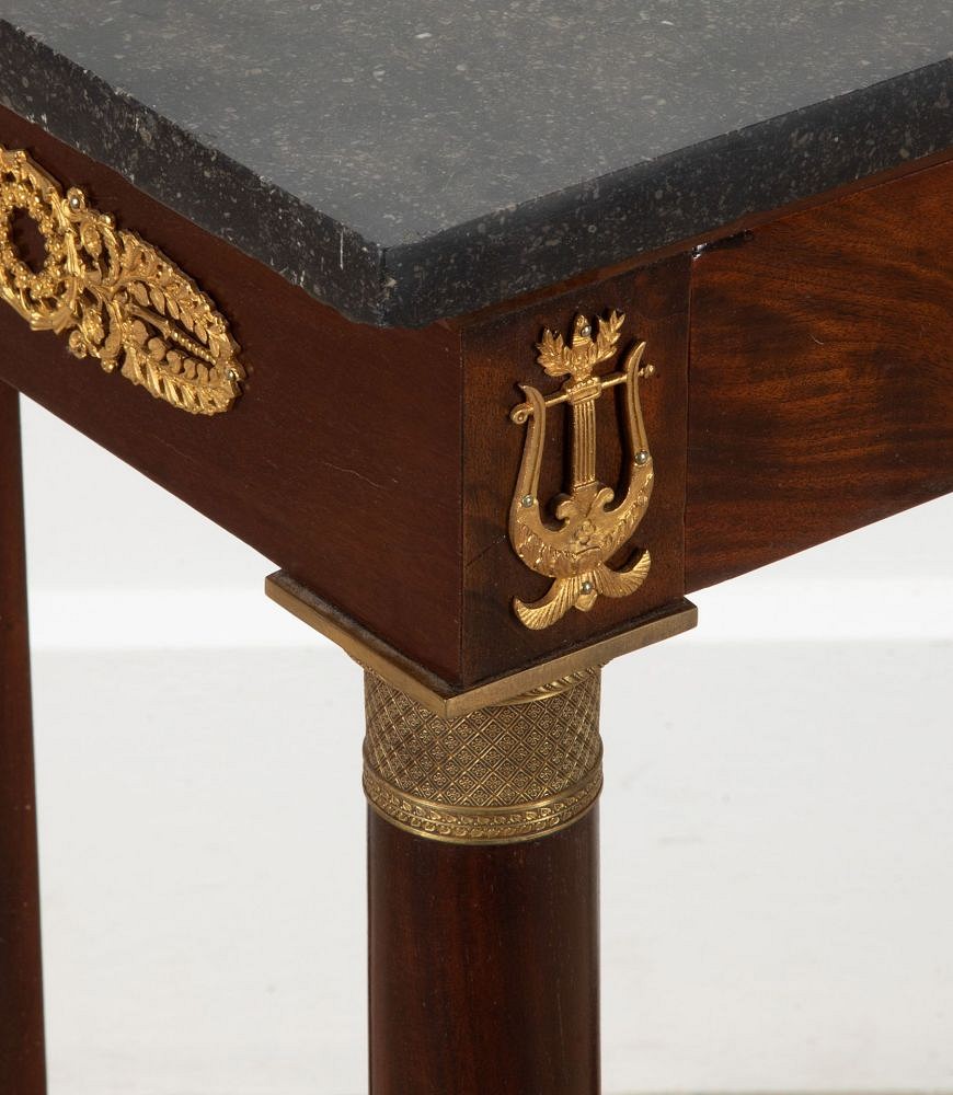 Late 19th Century French Empire Mahogany Console Table CO3239877
