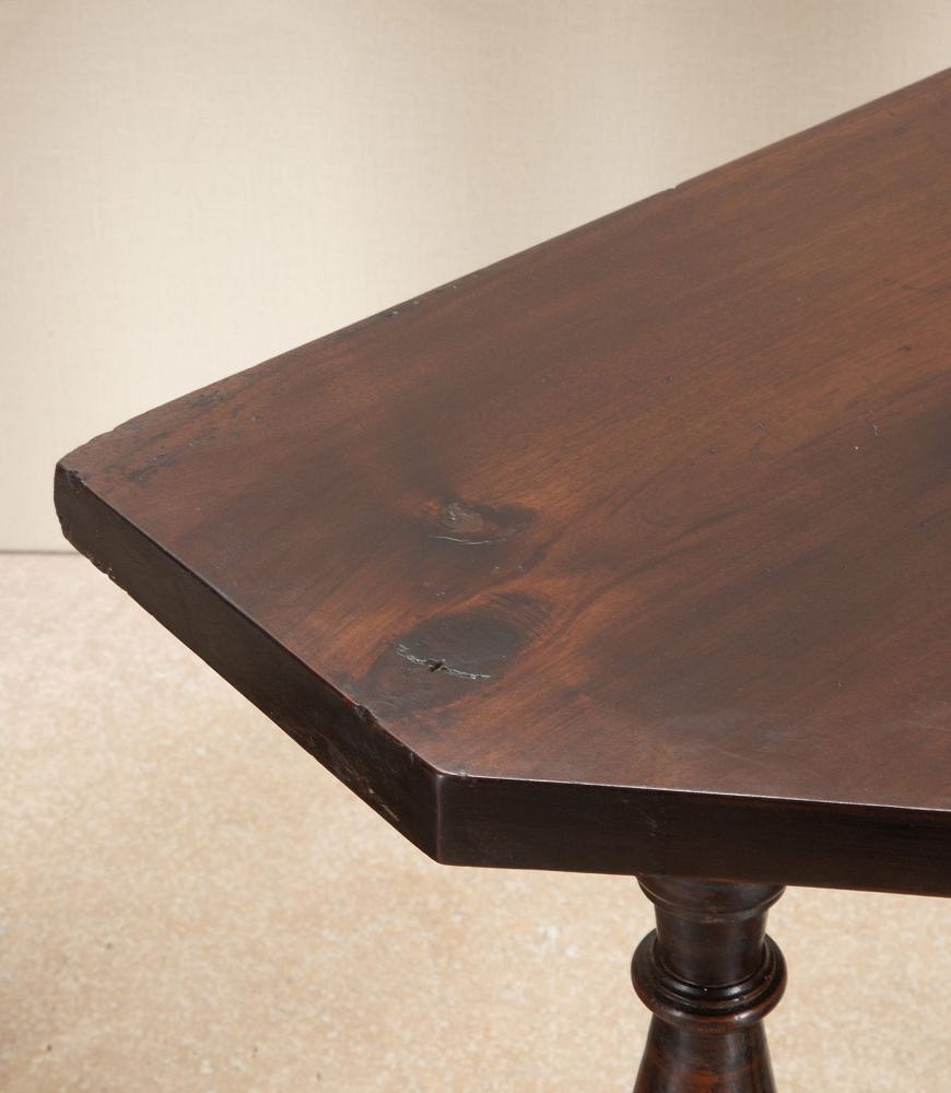 Pair of Late 18th Century Italian Solid Walnut Console Tables CO3442952
