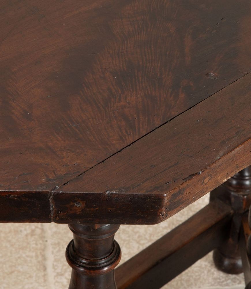 Pair of Late 18th Century Italian Solid Walnut Console Tables CO3442952