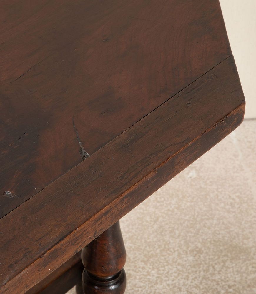 Pair of Late 18th Century Italian Solid Walnut Console Tables CO3442952