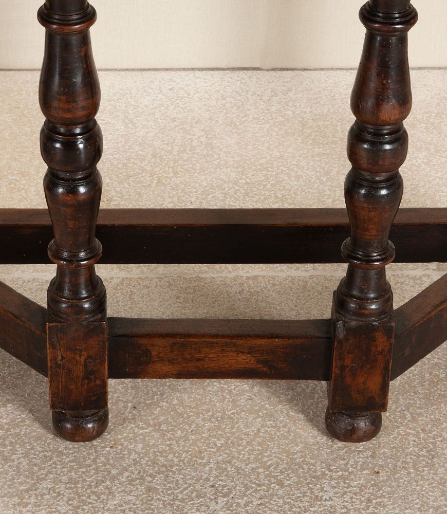 Pair of Late 18th Century Italian Solid Walnut Console Tables CO3442952