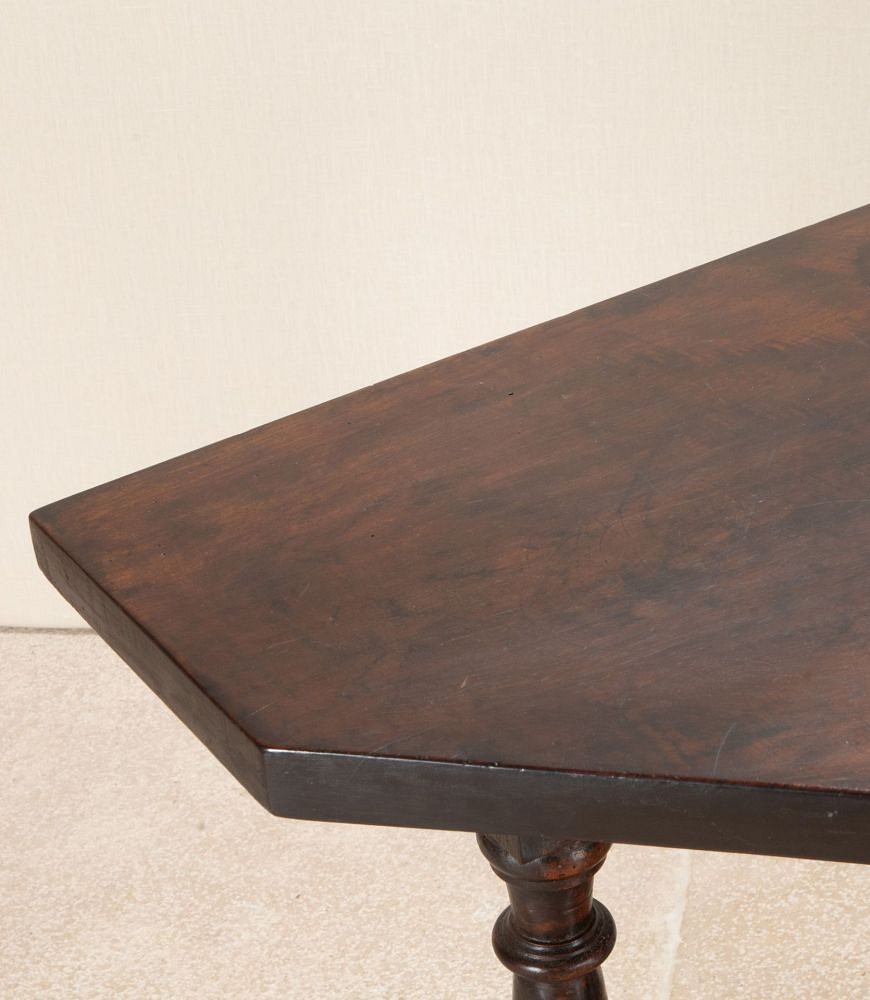 Pair of Late 18th Century Italian Solid Walnut Console Tables CO3442952