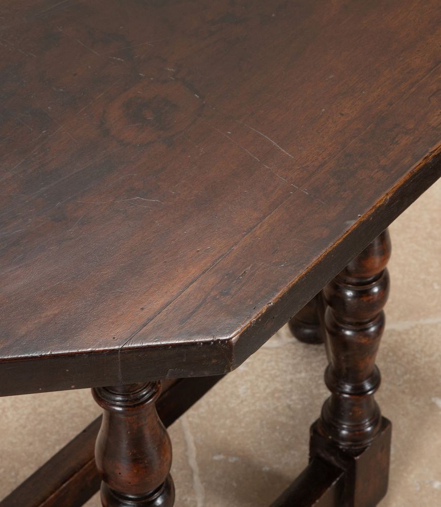 Pair of Late 18th Century Italian Solid Walnut Console Tables CO3442952