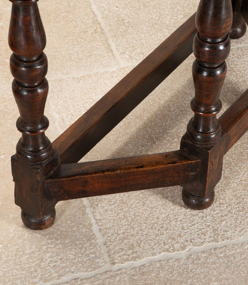 Pair of Late 18th Century Italian Solid Walnut Console Tables CO3442952