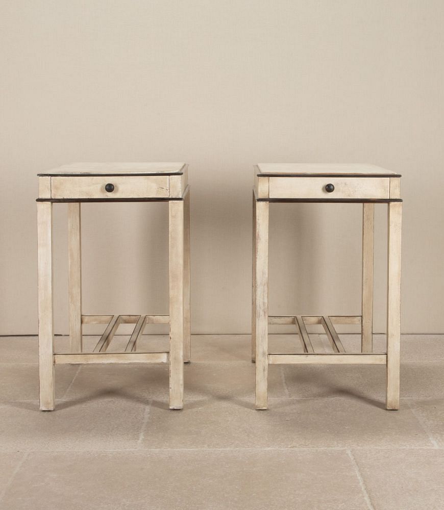 Pair of Early 20th Century European Painted Console Tables CO3643230