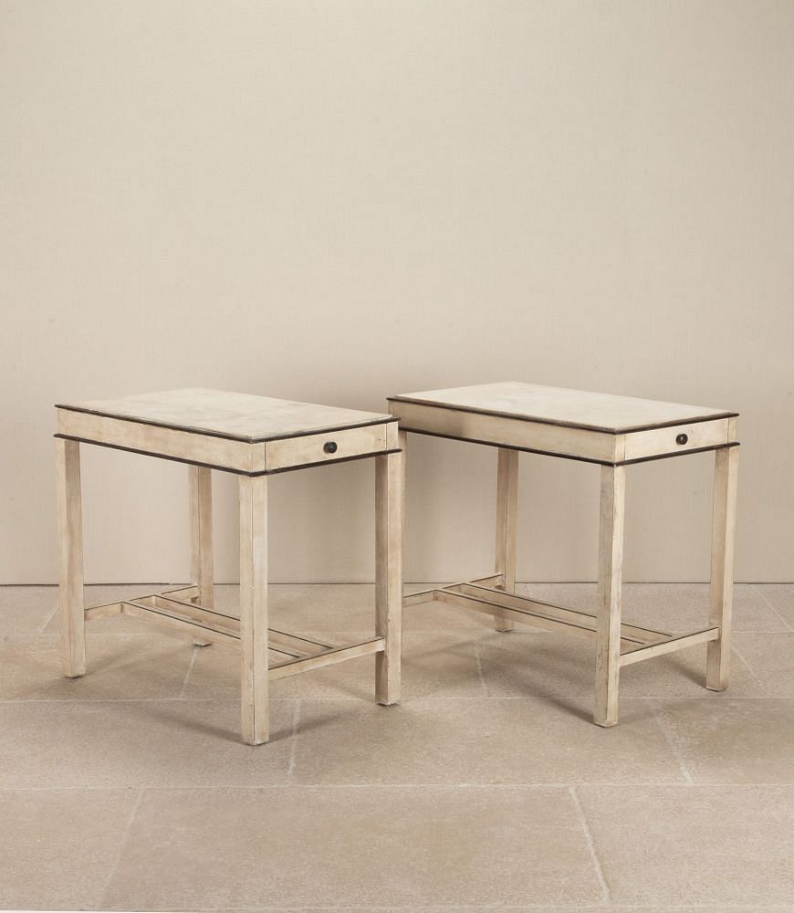 Pair of Early 20th Century European Painted Console Tables CO3643230