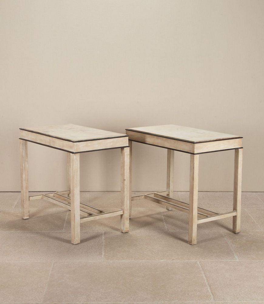 Pair of Early 20th Century European Painted Console Tables CO3643230