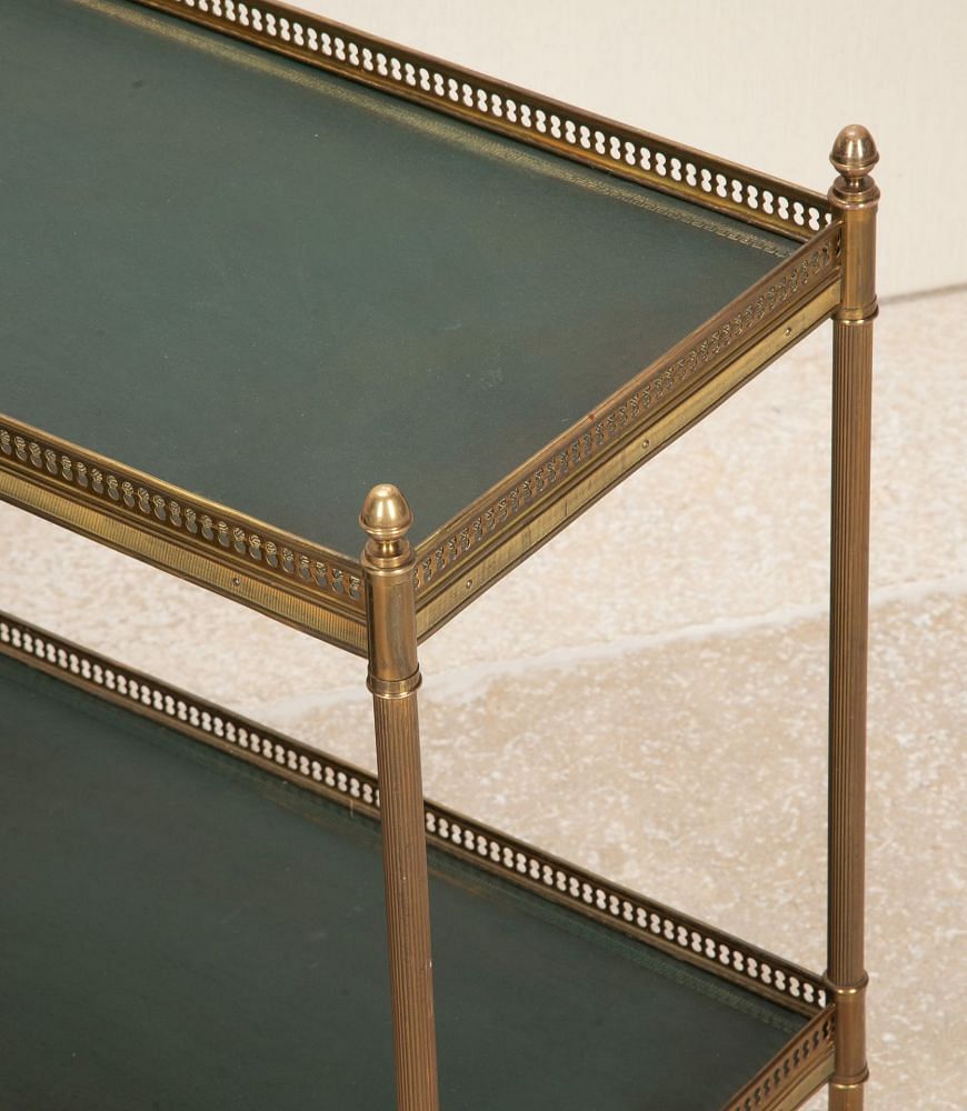 Pair of Mid-Century Maison Jansen Brass Side Tables CO4542701