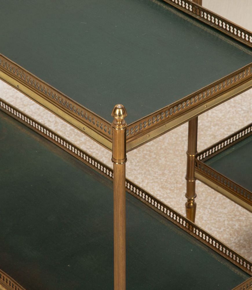 Pair of Mid-Century Maison Jansen Brass Side Tables CO4542701