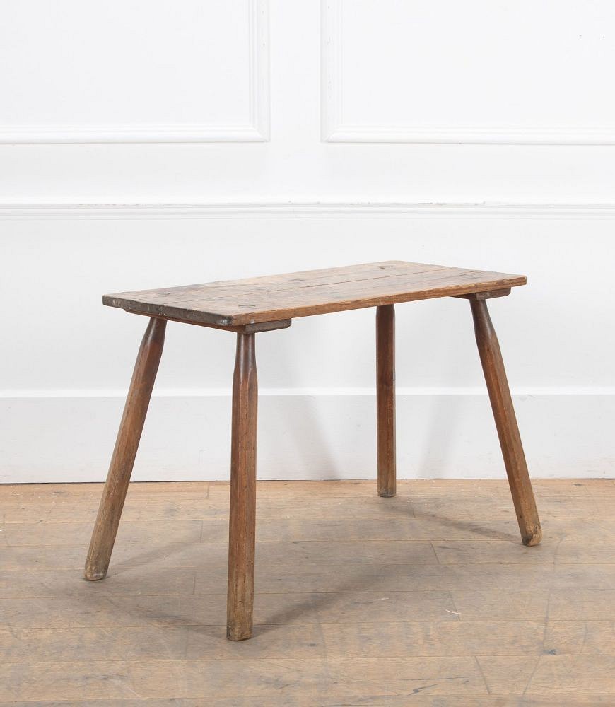 19th Century Primitive Pine Table CO5537216