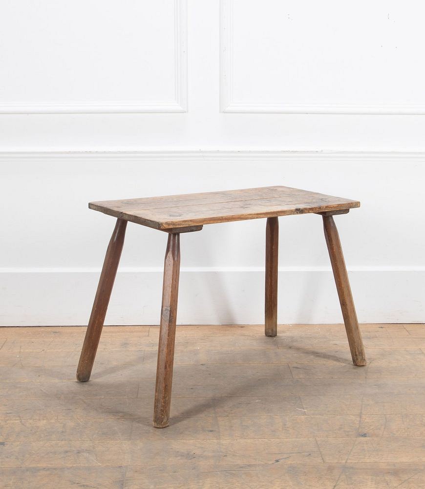 19th Century Primitive Pine Table CO5537216