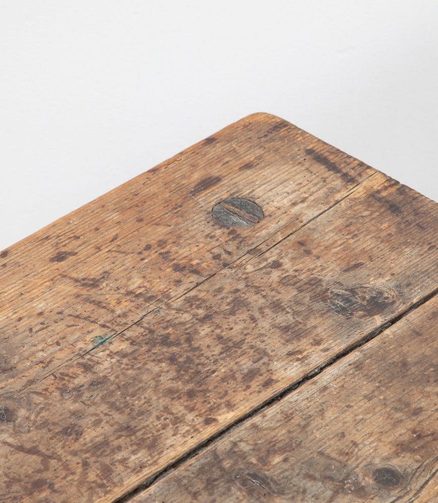 19th Century Primitive Pine Table CO5537216