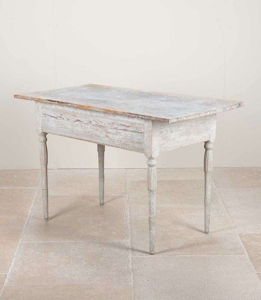 19th Century Swedish Gustavian Table in Original Paint CO6041468