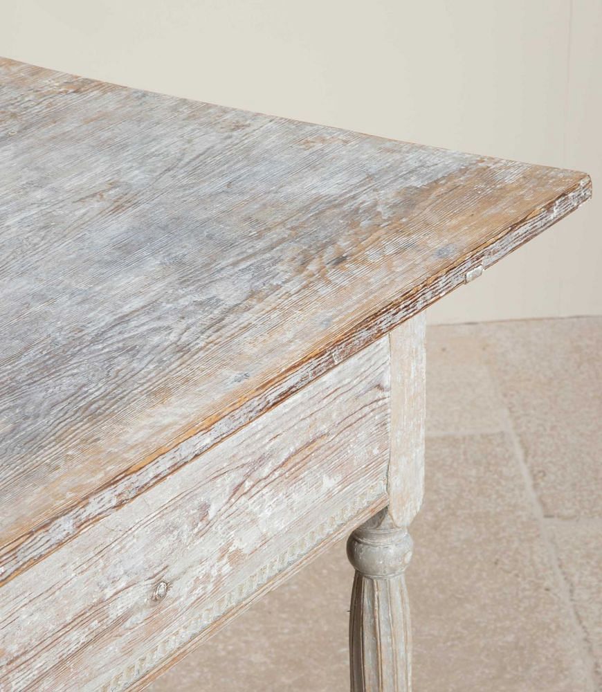 19th Century Swedish Gustavian Table in Original Paint CO6041468