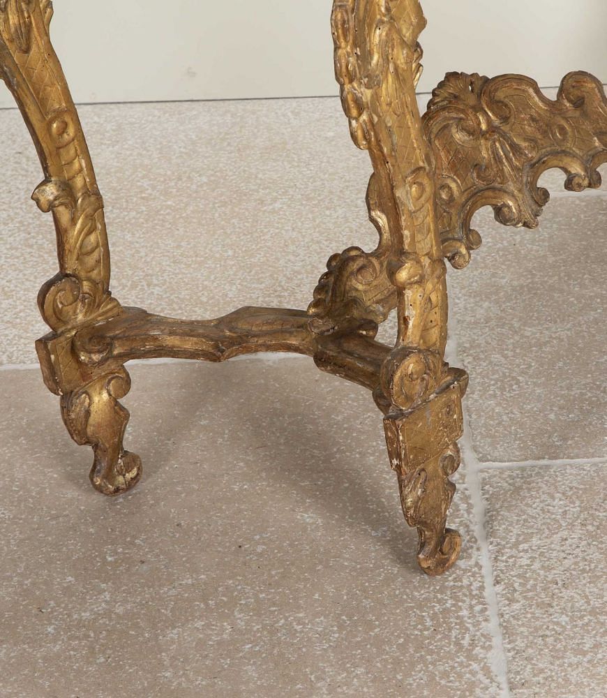 Pair of Late 17th Century Italian Carved Giltwood Console Tables CO6542547