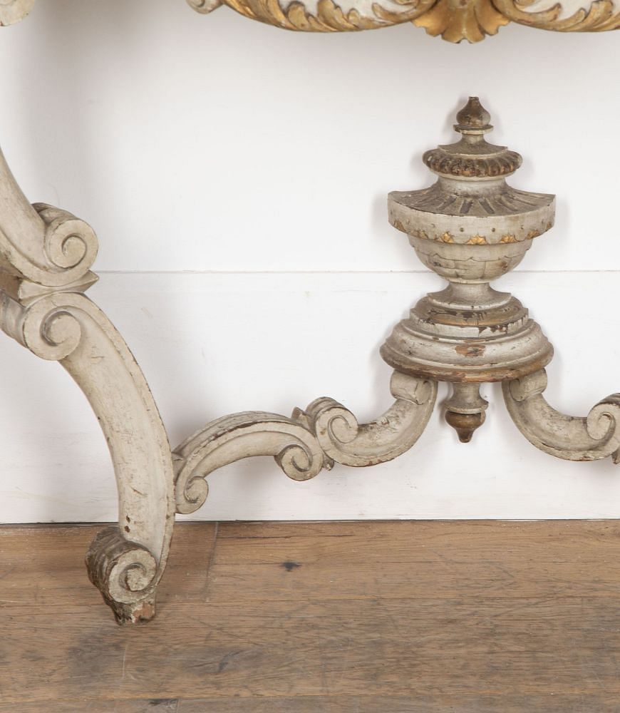19th Century French Marble Topped Console Table CO8039863