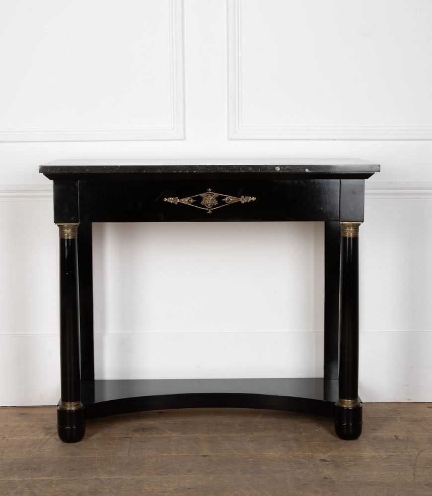 Early 20th Century Ebonised Console Table in the Empire Style CO8536447
