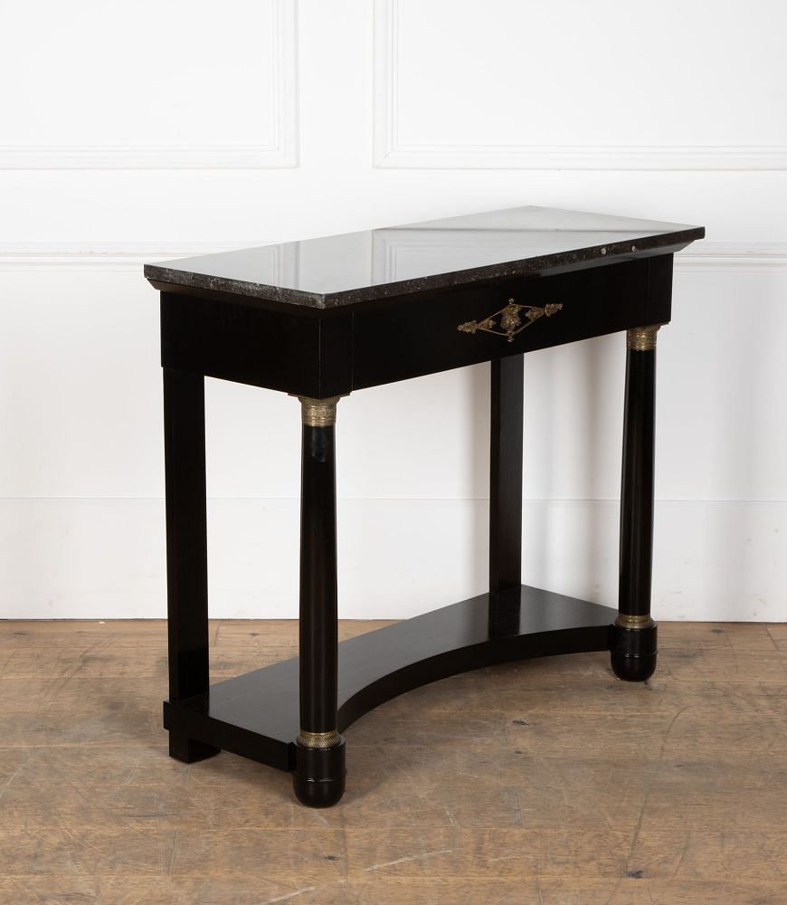 Early 20th Century Ebonised Console Table in the Empire Style CO8536447