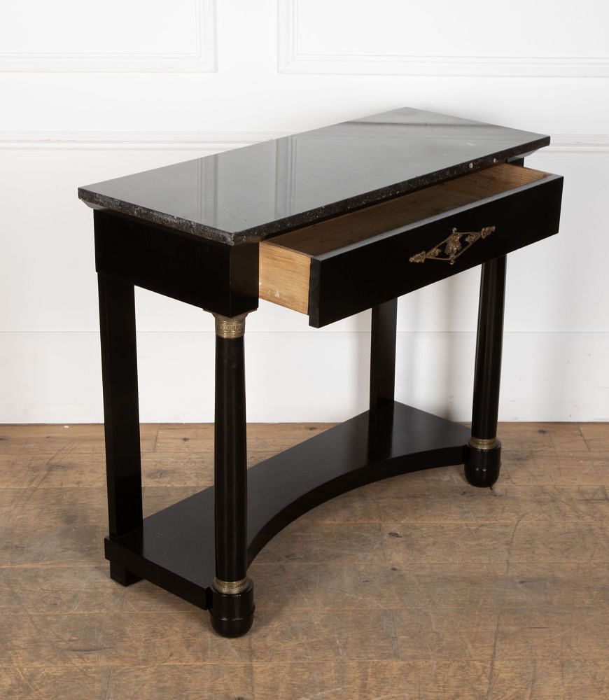 Early 20th Century Ebonised Console Table in the Empire Style CO8536447