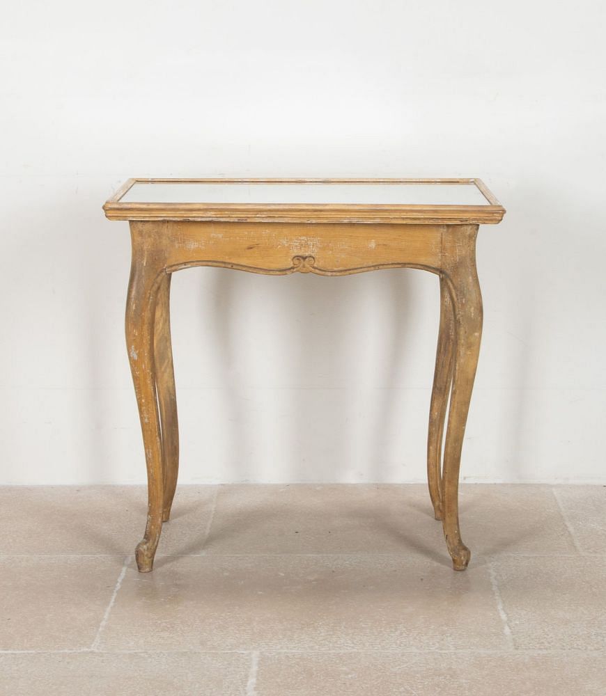 Mid-19th Century French Side Table with Mirrored Top CO9042577