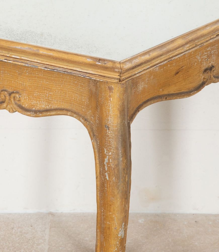 Mid-19th Century French Side Table with Mirrored Top CO9042577
