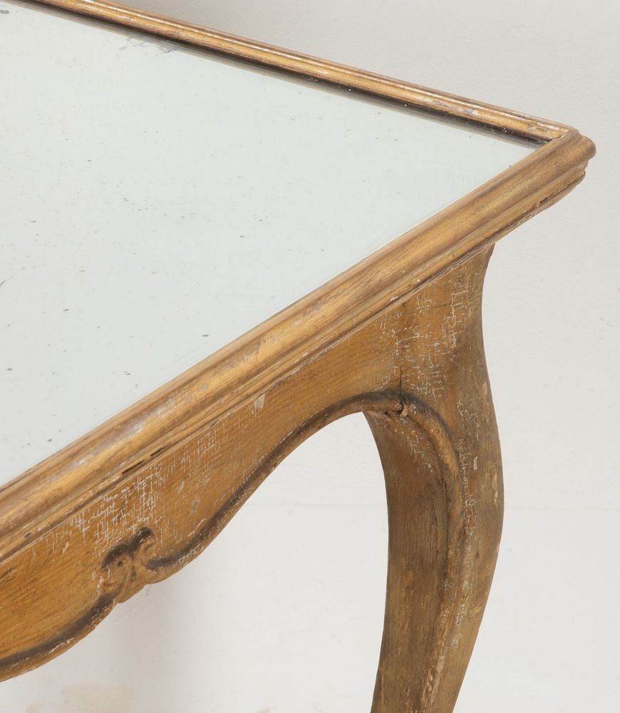Mid-19th Century French Side Table with Mirrored Top CO9042577