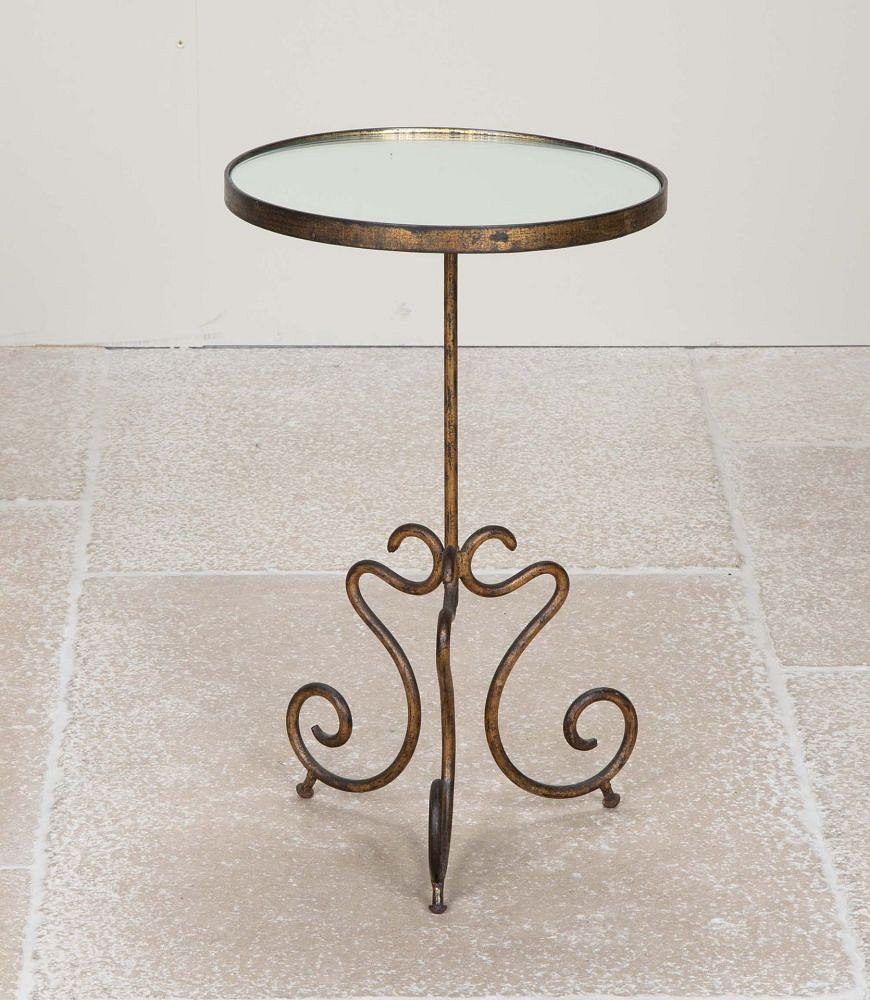 20th Century Spanish Gilt Metal Martini Table CT2642354