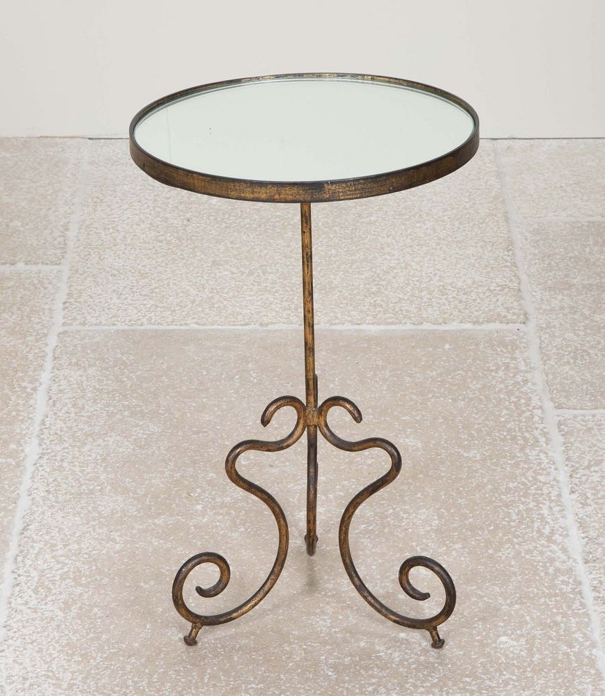 20th Century Spanish Gilt Metal Martini Table CT2642354