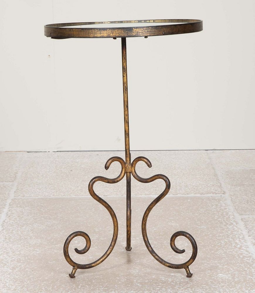 20th Century Spanish Gilt Metal Martini Table CT2642354
