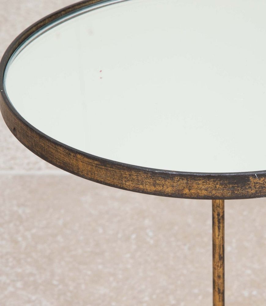 20th Century Spanish Gilt Metal Martini Table CT2642354
