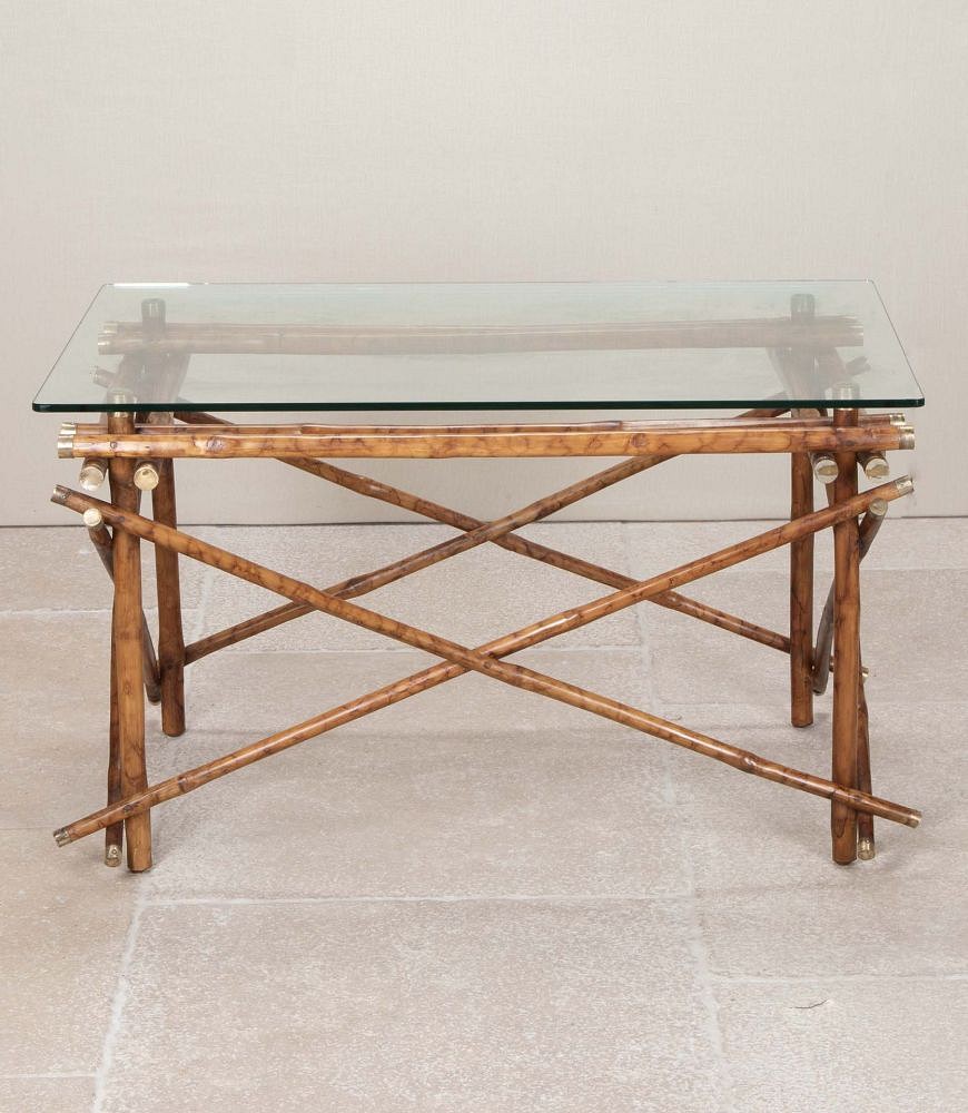 Mid-Century French Bamboo Coffee Table CT3842781