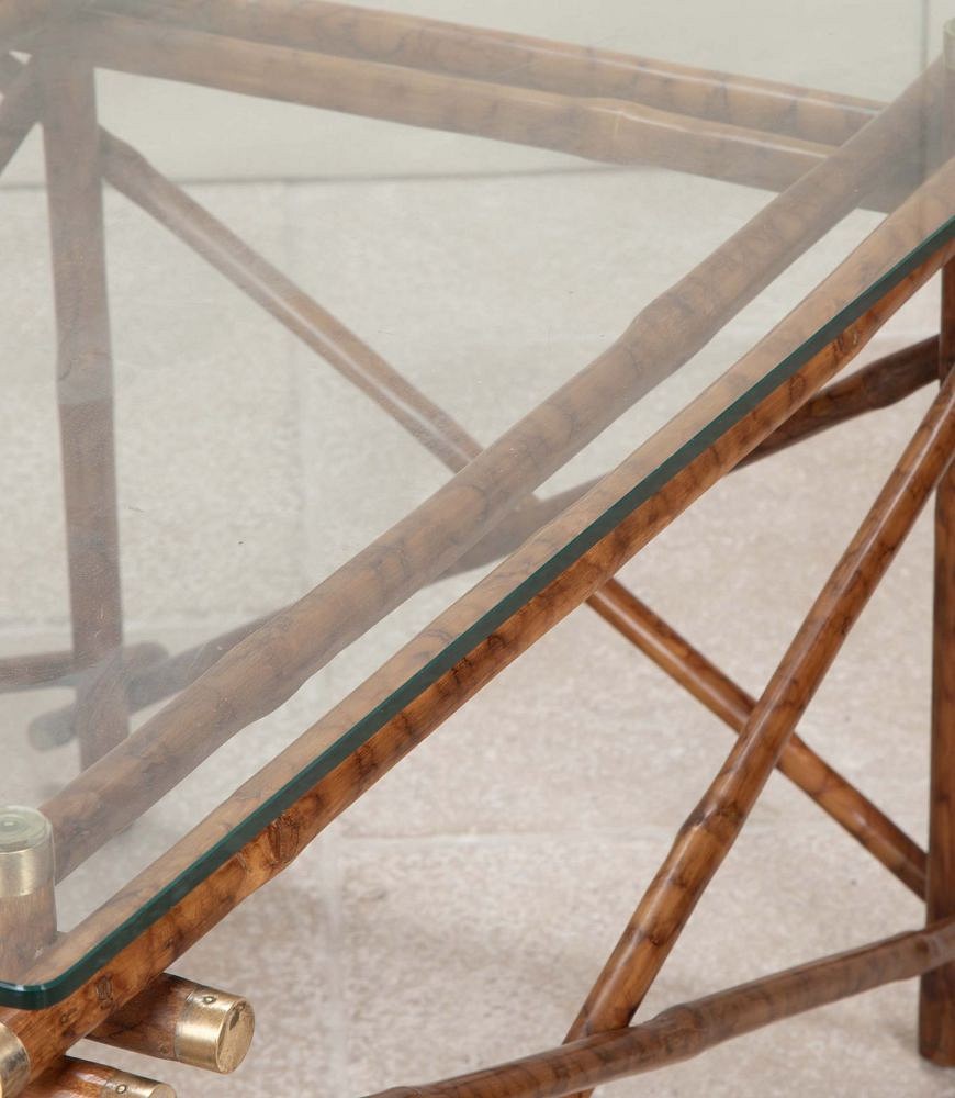 Mid-Century French Bamboo Coffee Table CT3842781