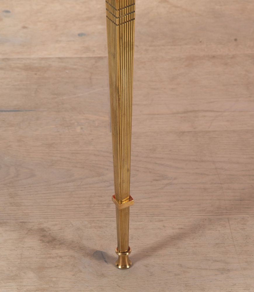20th Century Brass And Coloured Glass Coffee Table CT4638220