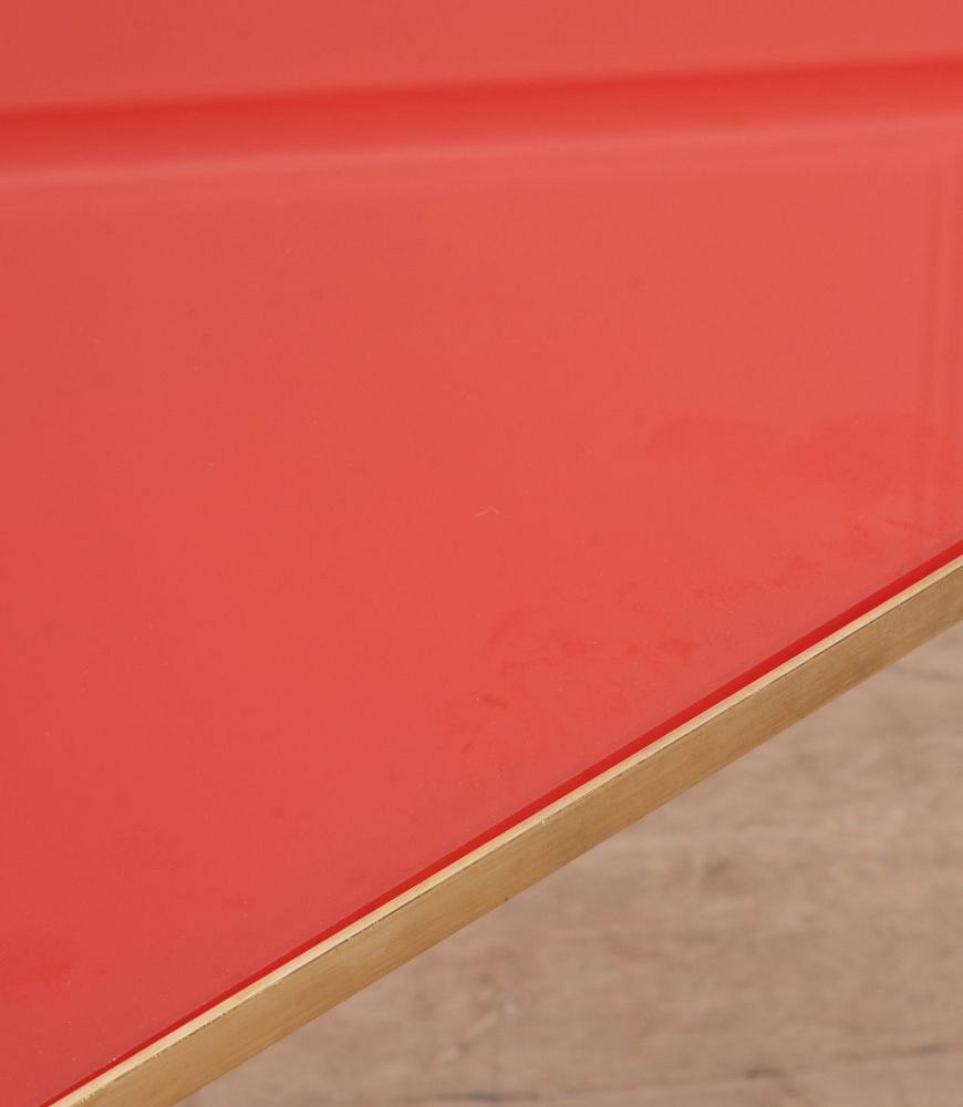 20th Century Brass And Coloured Glass Coffee Table CT4638220
