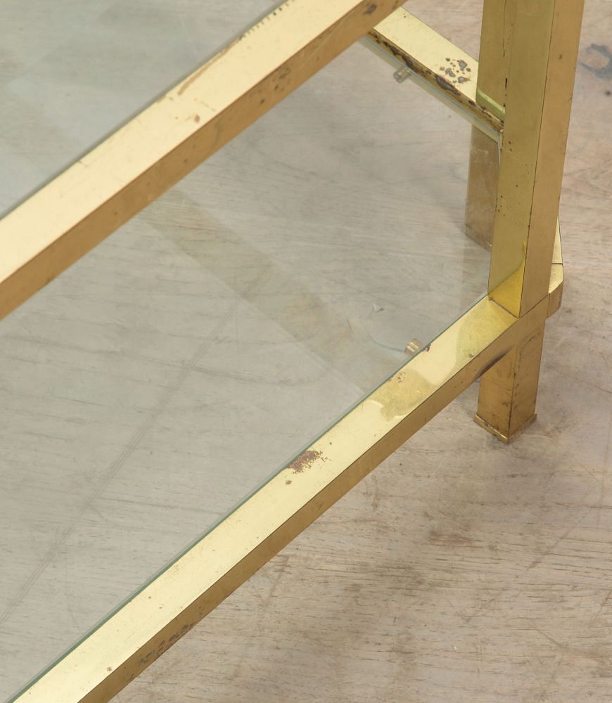 20th Century Spanish Brass Coffee Table CT4839024