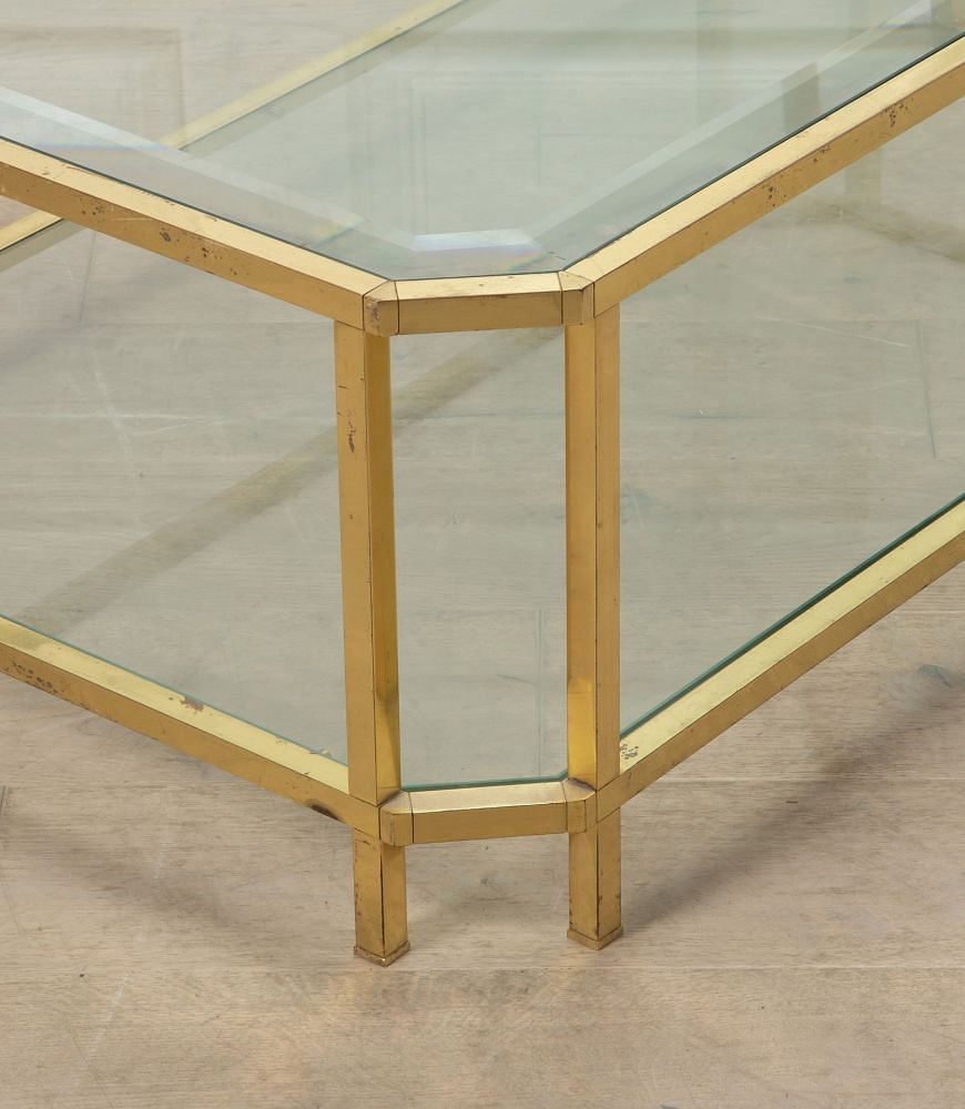20th Century Spanish Brass Coffee Table CT4839024