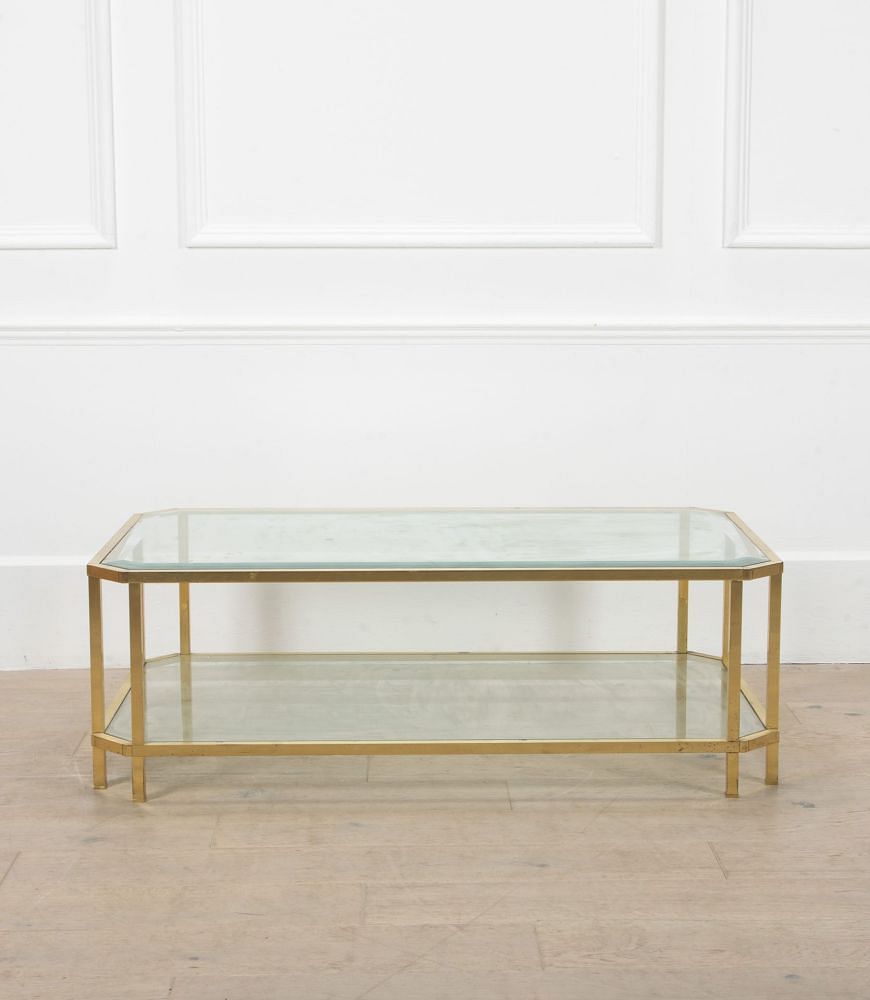 20th Century Spanish Brass Coffee Table CT4839024