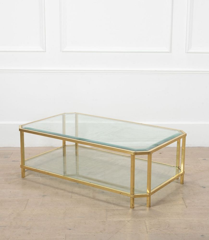 20th Century Spanish Brass Coffee Table CT4839024