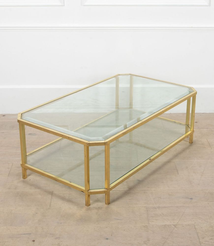 20th Century Spanish Brass Coffee Table CT4839024