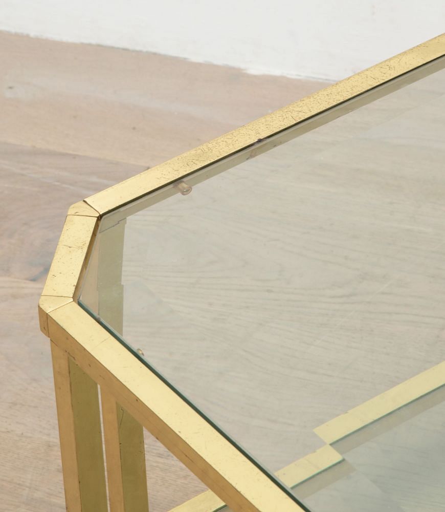 20th Century Spanish Brass Coffee Table CT4839024