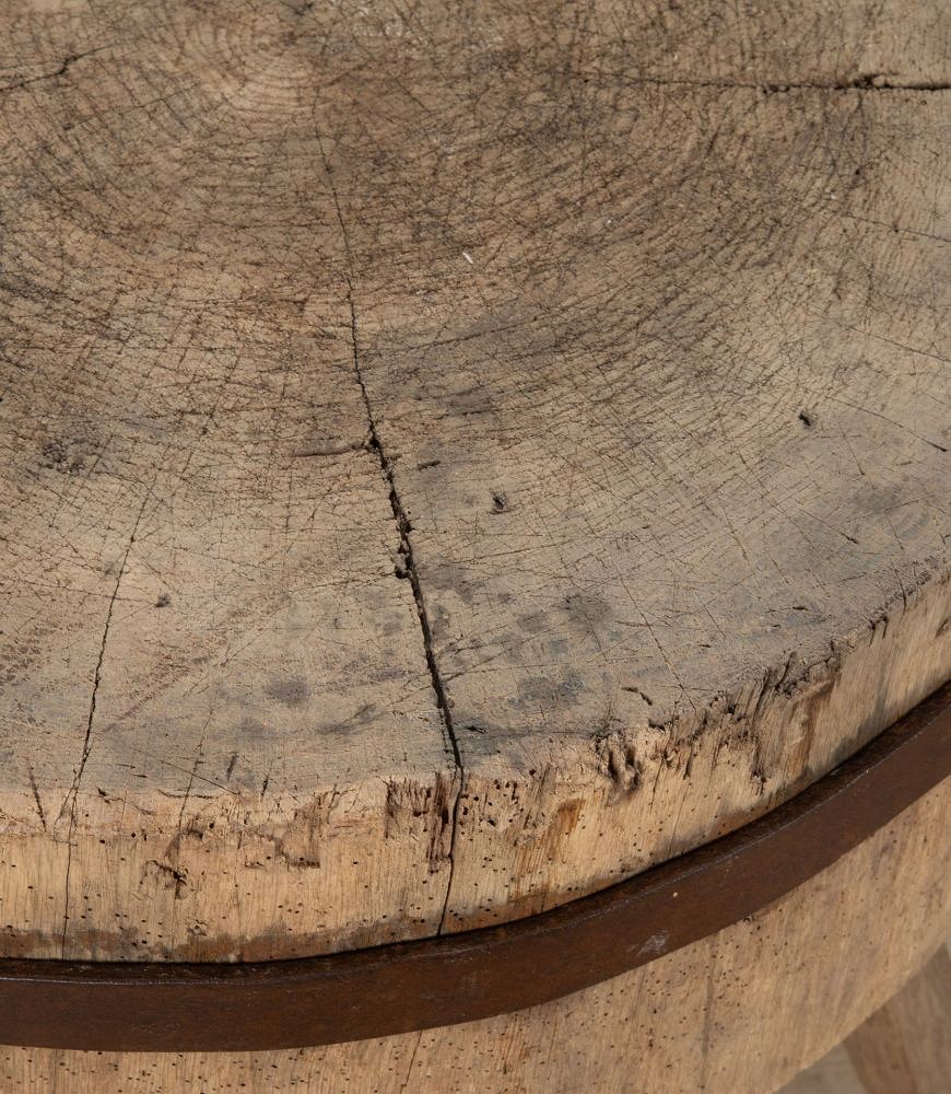 SALE: Large 19th Century Oak Chopping Block CT8538944