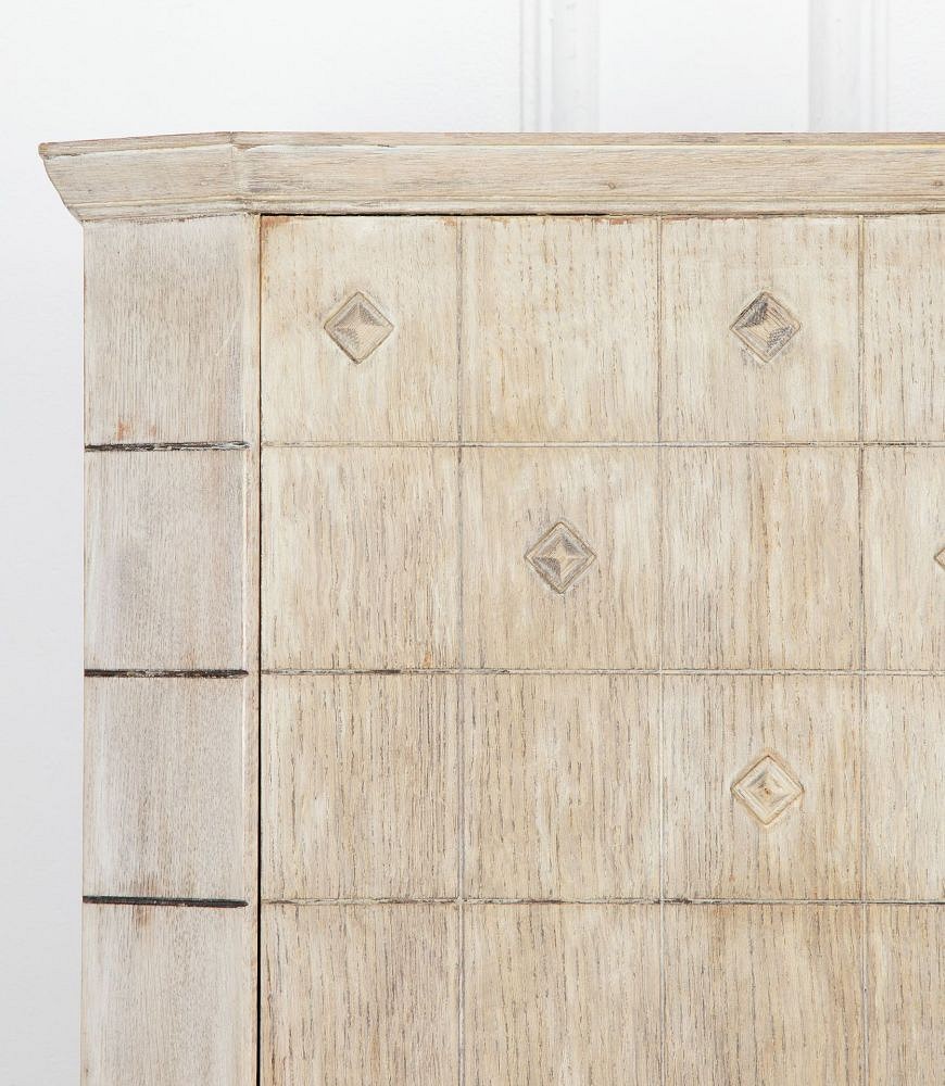 20th Century English Oak Hall Cupboard CU3638601